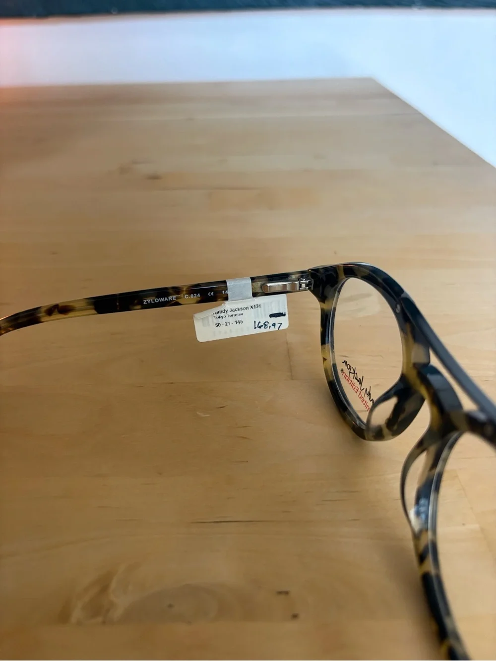 Randy Jackson Limited Edition X131 Tokyo Tortoise Round Double Bridge Eyeglasses